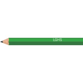 Custom Light Green Hexagon Golf Pencils  Custom Light Green Hexagon Golf Pencils