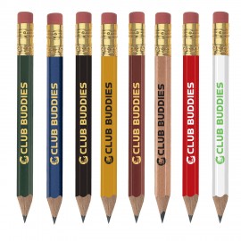Golf Pencil (Hexagonal) with Eraser with Logo