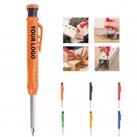 Customized Hexagonal Carpenter Marking Pencil With Needle Nose Tip 5.9" Length x 0.3" Width