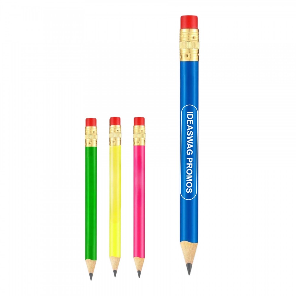 Personalized Short Wood Golf Pencil