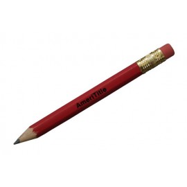 Personalized Hex Golf Pencil w/Eraser