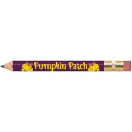 Customized Purple Round Golf Pencils with Erasers