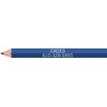 Customized Lapis Blue Hexagon Golf Pencils