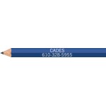 Lapis Blue Hexagon Golf Pencils with Logo