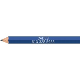 Lapis Blue Hexagon Golf Pencils with Logo