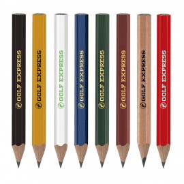 Golf Pencil (Hexagonal) with Logo  Golf Pencil (Hexagonal) with Logo