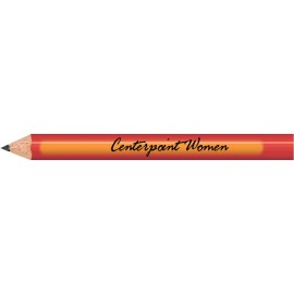 Custom Pink Heat Activated Color Changing Golf Pencils (Pink to Neon Orange)