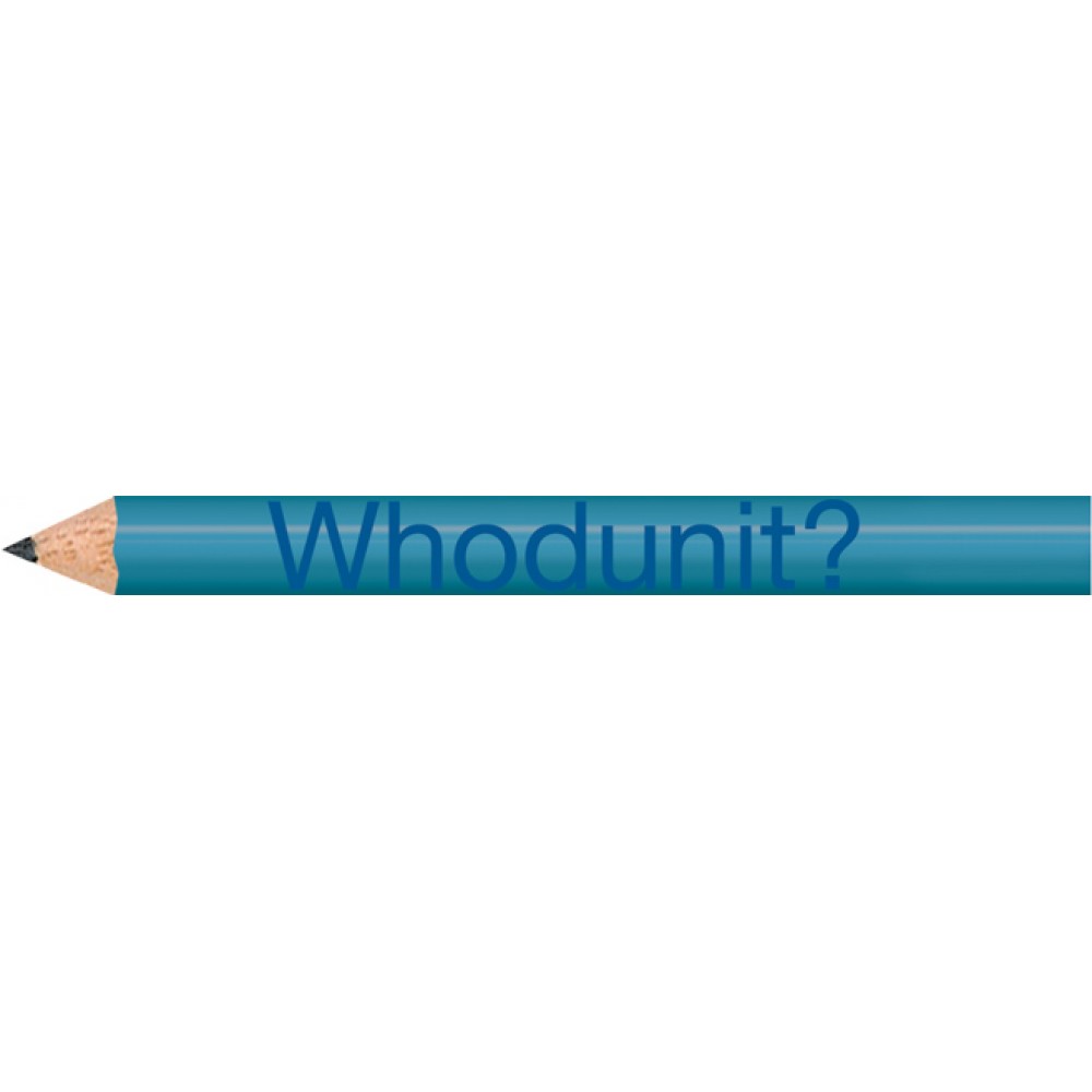 Custom Sky Blue Round Golf Pencils Custom Sky Blue Round Golf Pencils