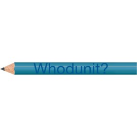 Sky Blue Round Golf Pencils with Logo