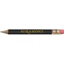 Round Golf Pencil w/Eraser with Logo