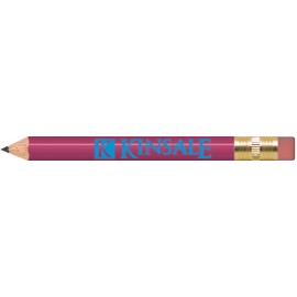 Light Purple Round Golf Pencils with Erasers with Logo