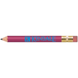 Promotional Light Purple Round Golf Pencils with Erasers