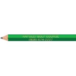 Promotional Neon Green Hexagon Golf Pencils