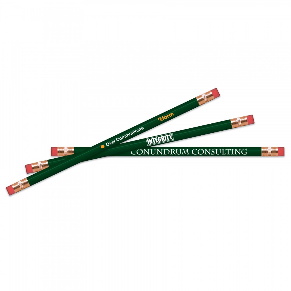 Golf Green Double Tipped Pencils with Logo