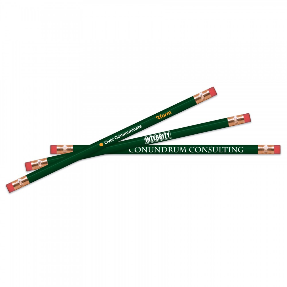 Customized Golf Green Double Tipped Pencils Customized Golf Green Double Tipped Pencils