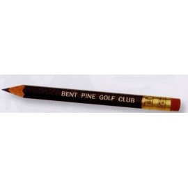 Imprinted Hexagon Golf Pencil w/ Eraser with Logo