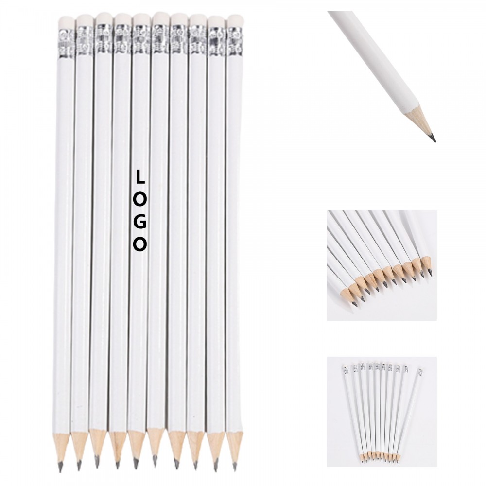 Personalized White Pencil