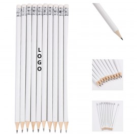Personalized White Pencil  Personalized White Pencil