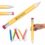 Hex Wooden Golf Pencil With Eraser with Logo