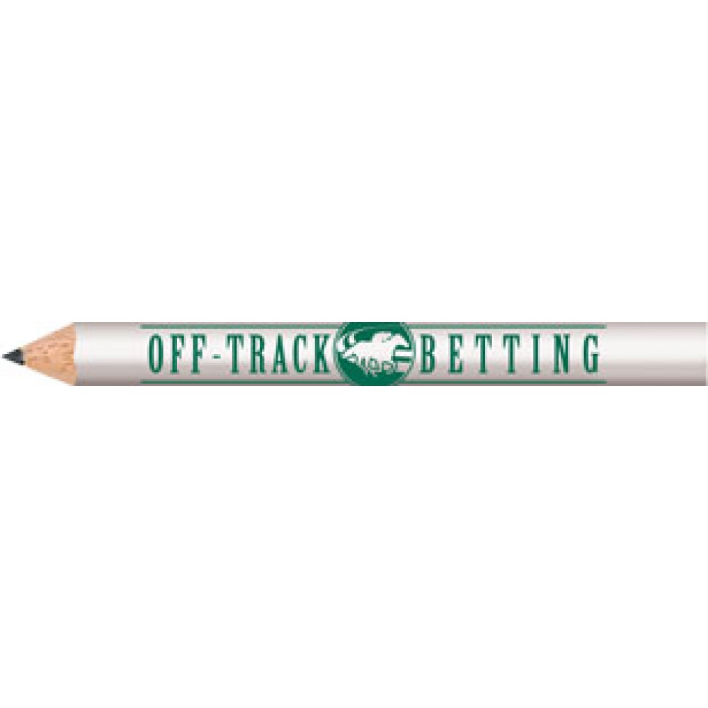 White Round Golf Pencils with Logo