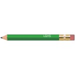 Promotional Light Green Hexagon Golf Pencils with Erasers