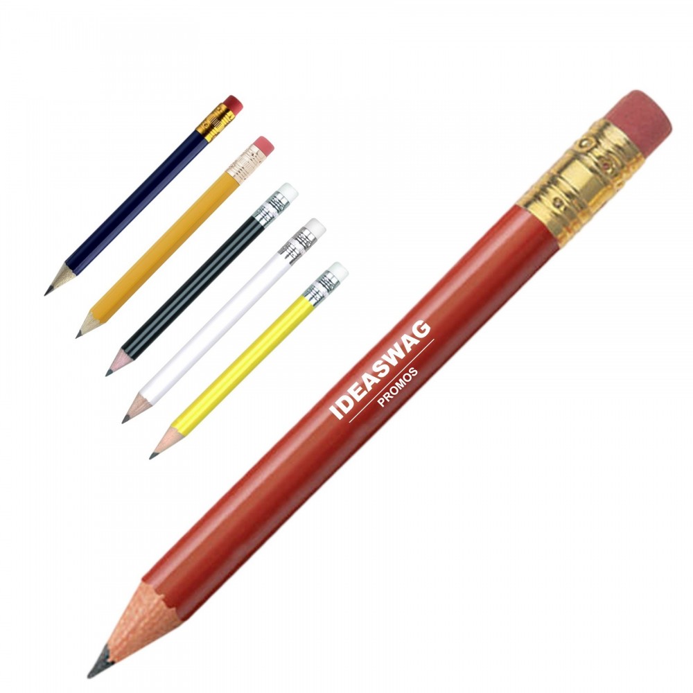 Logo Branded Wood Golf Scoring Pencil