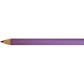 Logo Branded Hex golf pencil, without eraser, assorted colors, 3 lines of custom text (always sharpened)
