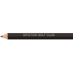 Matte Black Hexagon Golf Pencils with Logo