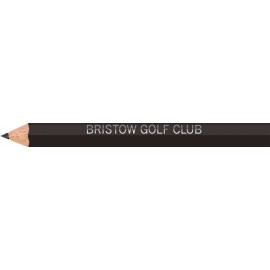 Personalized Matte Black Hexagon Golf Pencils  Personalized Matte Black Hexagon Golf Pencils