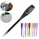 Square Handle Plastic Golf Pencil w/Cover & Cilp with Logo