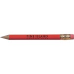 Golf Pencil Hex w/eraser with Logo