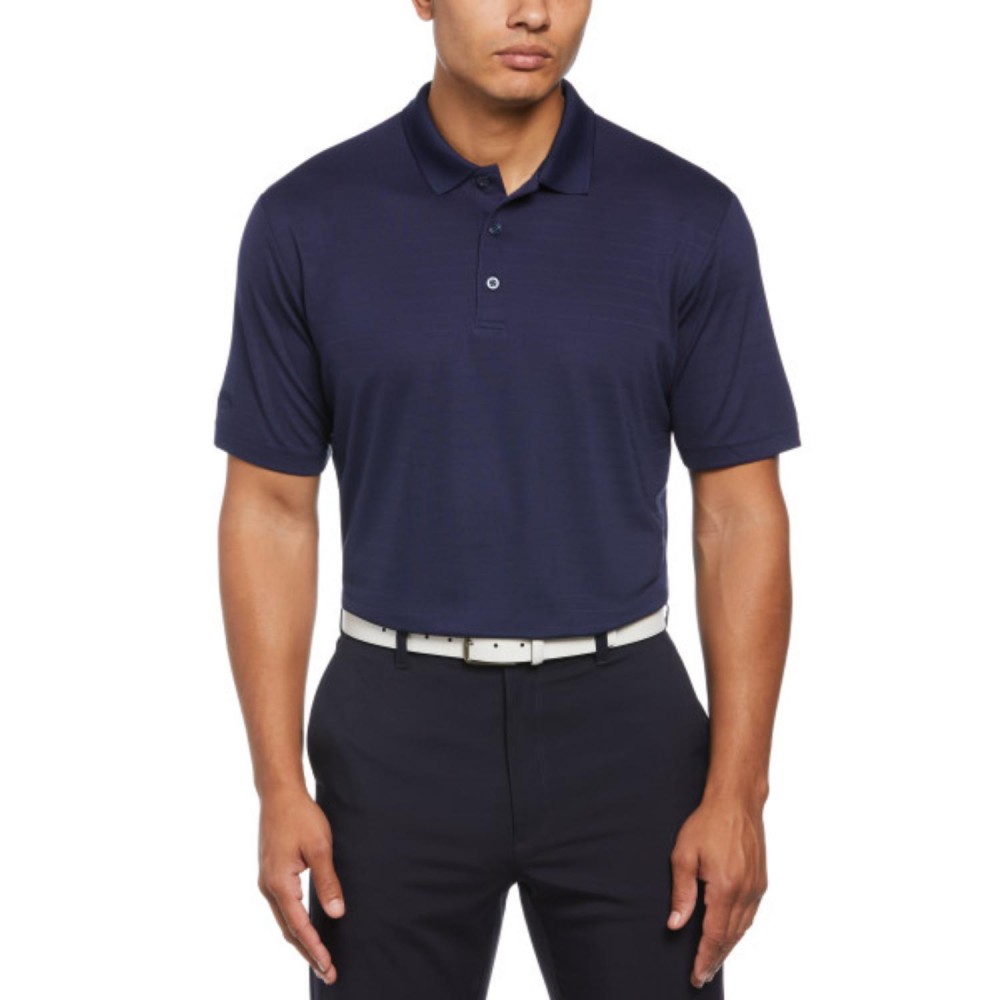 Callaway Eco Horizontal Textured UPF 50+ Men's Polo Shirt with Custom Logo with Logo Callaway Eco Horizontal Textured UPF 50+ Men's Polo Shirt with Custom Logo with Logo