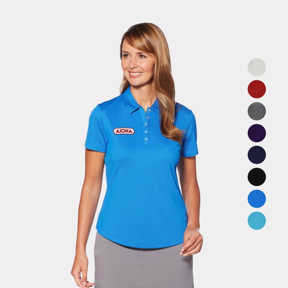 Callaway Birdseye UPF 50+ Women's Cooling Polo Shirt with Custom Logo with Logo