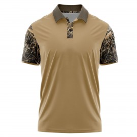 Promotional Realtree Men's 100% rPET Polyester Relaxed Pique Polo Shirt