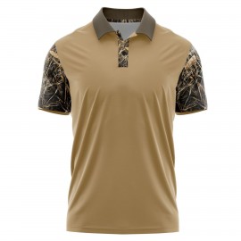 Promotional Realtree Men's 100% rPET Polyester Relaxed Pique Polo Shirt  Promotional Realtree Men
