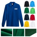 Customized Long Sleeve Polo Shirts For Men