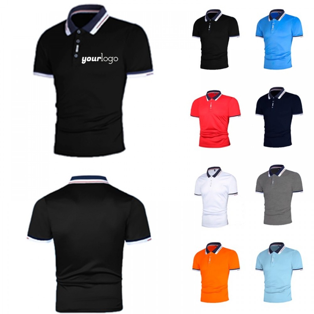 Logo Branded Men's Summer Polo Shirt Logo Branded Men's Summer Polo Shirt