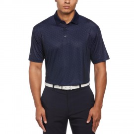 Promotional Callaway Micro Chev Print UPF 50+ Men's Polo Shirt with Custom Logo