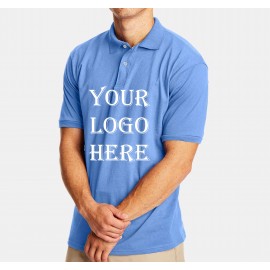 Custom Hanes EcoSmart Jersey Polo