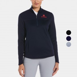 Callaway Ottoman Women's Quarter Zipper Fleece Pullover with Custom Logo with Logo