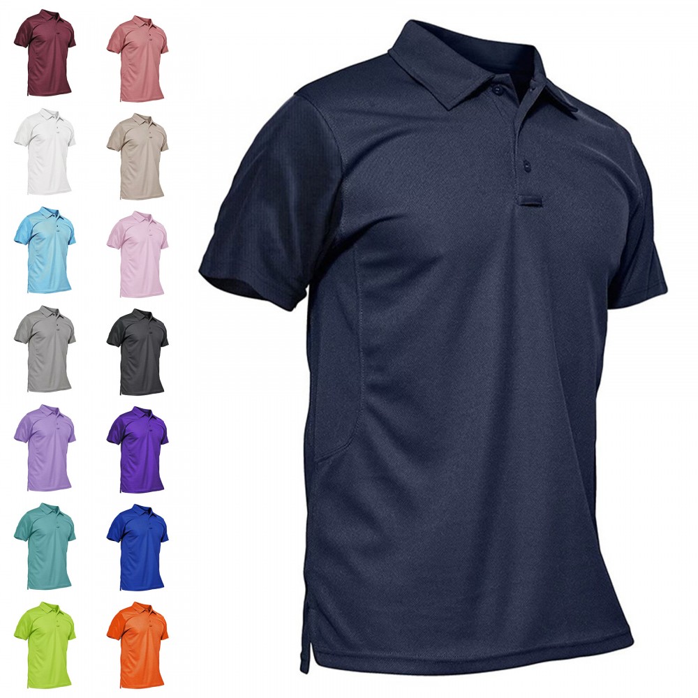 Men's Polo Shirt Quick Dry with Logo Men's Polo Shirt Quick Dry with Logo