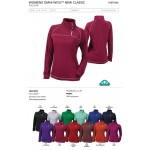 Logo Printed Columbia Women's Omni-WICK New Classic 1/4 Zip