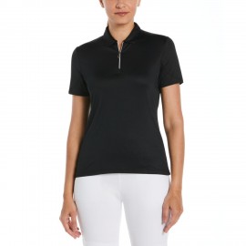 Callaway Moisture Wicking Women's Chev Quarter Zip Polo Shirt with Custom Logo with Logo