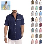 Customized Men's Shortsleeve Casual Shirt