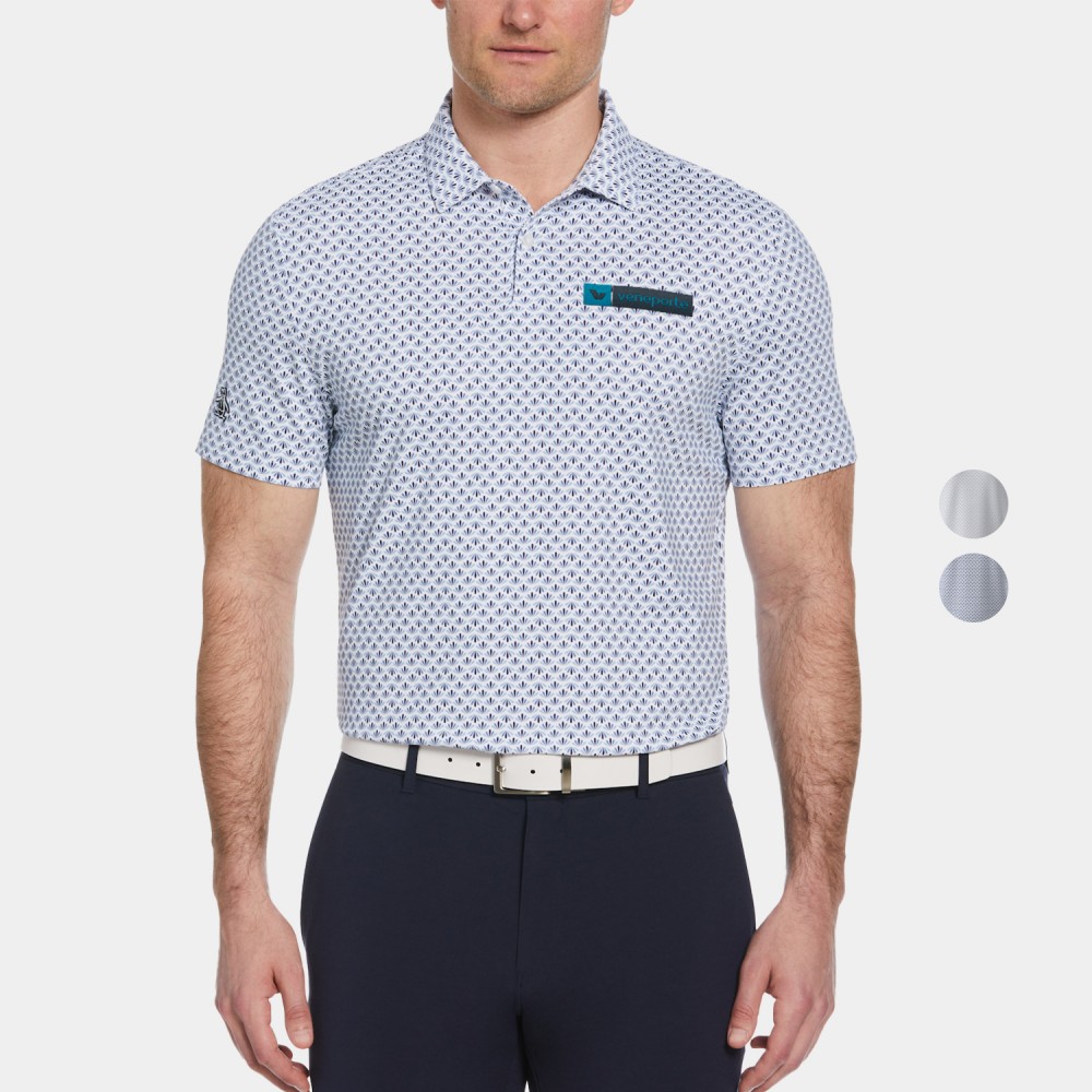 Original Penguin Retro Geo Print Men's Polo Shirt with Custom Logo with Logo Original Penguin Retro Geo Print Men's Polo Shirt with Custom Logo with Logo