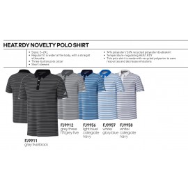 Adidas HEAT.RDY Novelty Polo-Blank Custom Imprinted