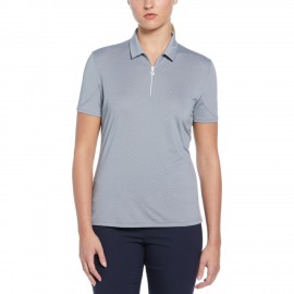 Logo Branded Callaway All Over Stitched Moisture Wicking Women's Chev Golf Polo Shirt with Custom Logo