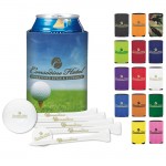 KOOZIE Collapsible Deluxe Golf Event Kit w/Wilson Ultra 500 Golf Ball Custom Imprinted