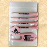 Customized Poly Bag Pack w/ Four Pink 2 3/4" Tees, 1 Pink Marker & 1 Pink Divot Tool