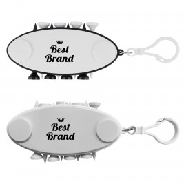 Golf Tee Set Keychain with Logo